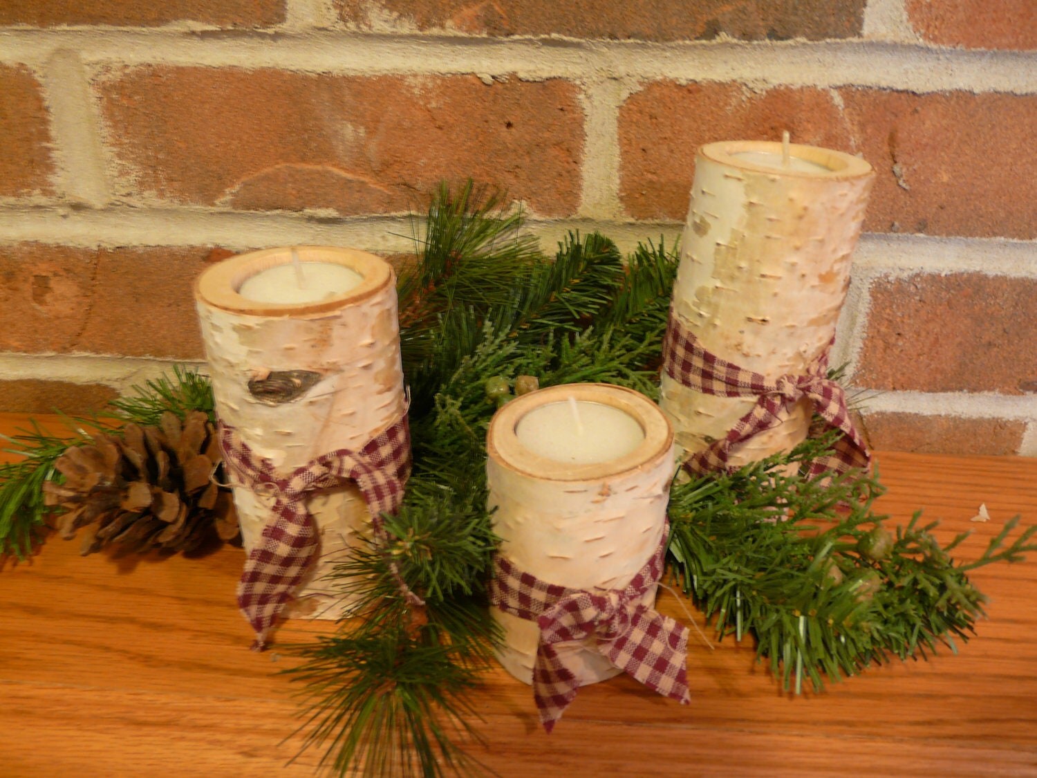 Birch Candle Holders