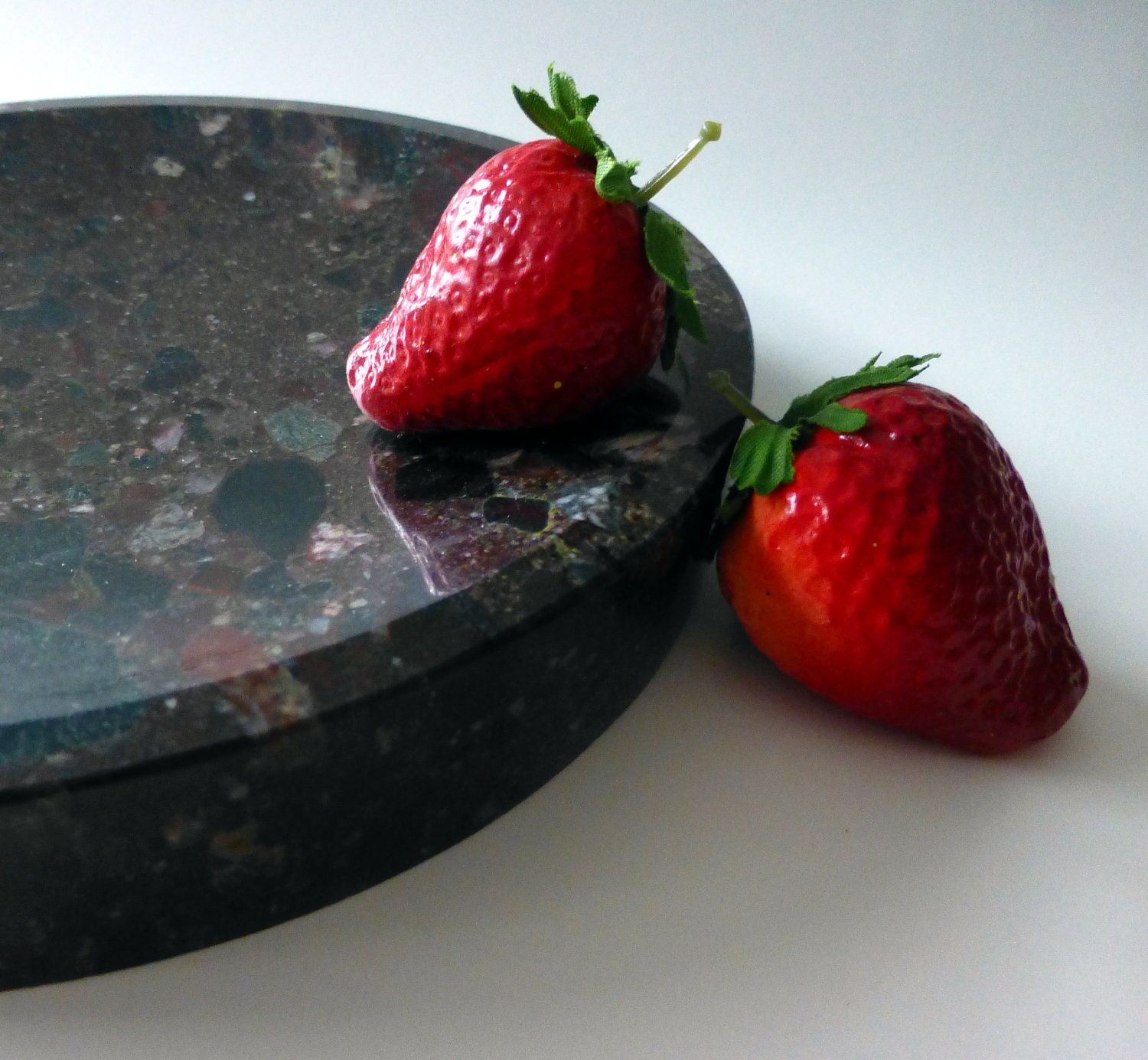 Granite Candy Dish, Granite Plate, Decorative Bowl, Jewelry Holder, Fruit Bowl, Change Tray or Key Plate  - Paladio or Red Marrinace