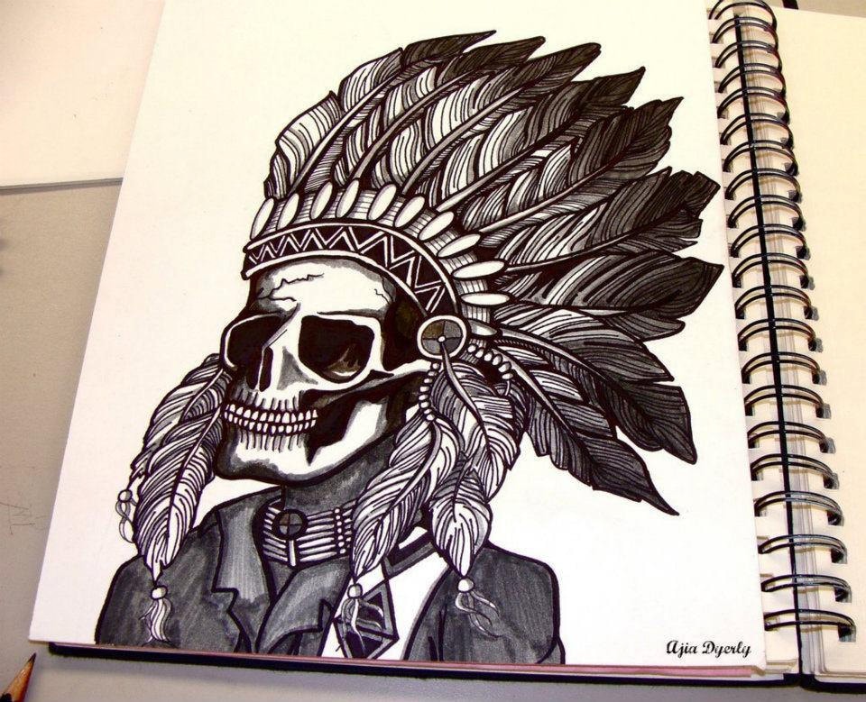 Indian Chief Skull