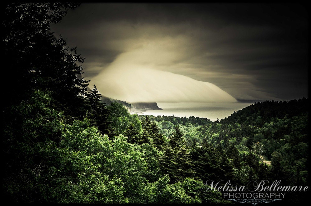 Photographic Print "Cloud over the Bay of Fundy"