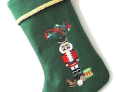 Personalized Nutcracker and Toys Christmas Stocking
