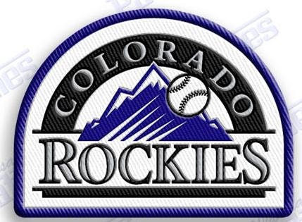 colorado rockies    - iron on 100% embroidered embroidery patches patch -   2.0 x 2.0   INCHES  mlb baseball