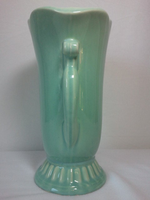Large Green USA McCoy Vase