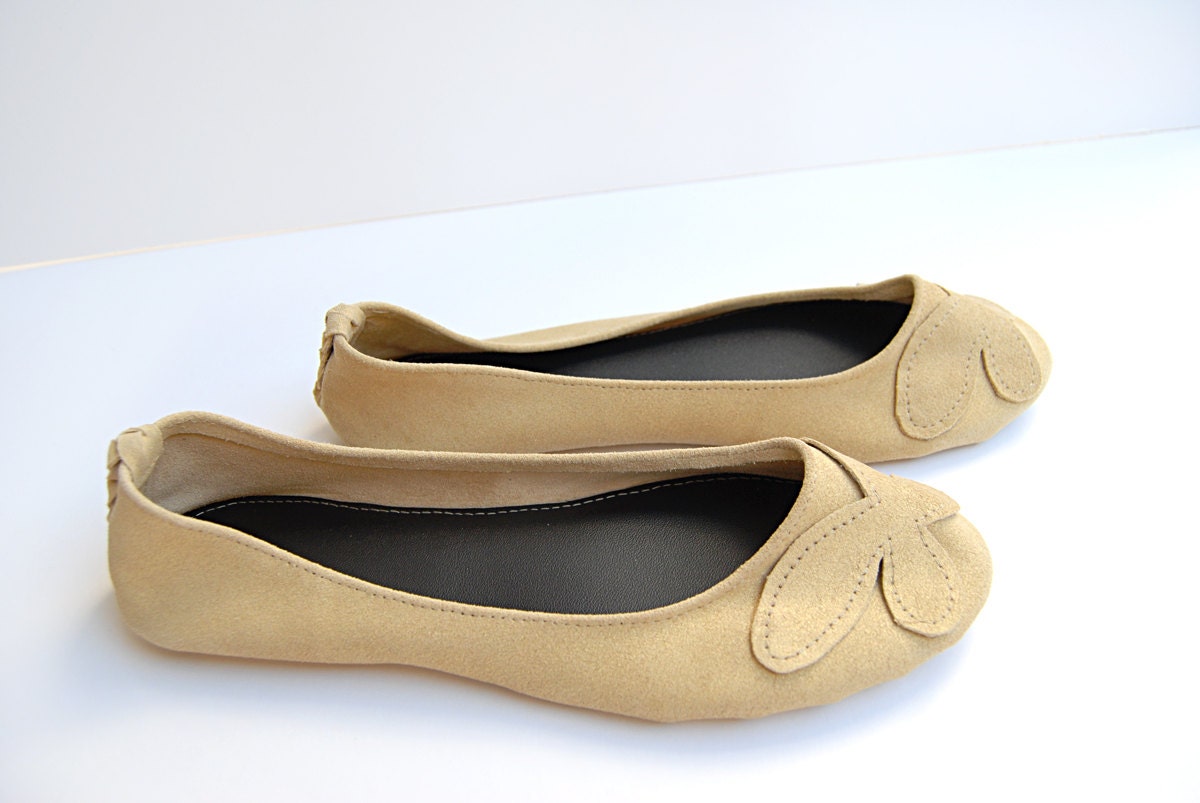 Flat Gold Shoes