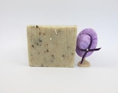 50% DISCOUNT LADIES In LAVENDER. Lavender and oatmeal soap. Choose your packaging. Cold process soap. Vegan handmade soap. All natural.