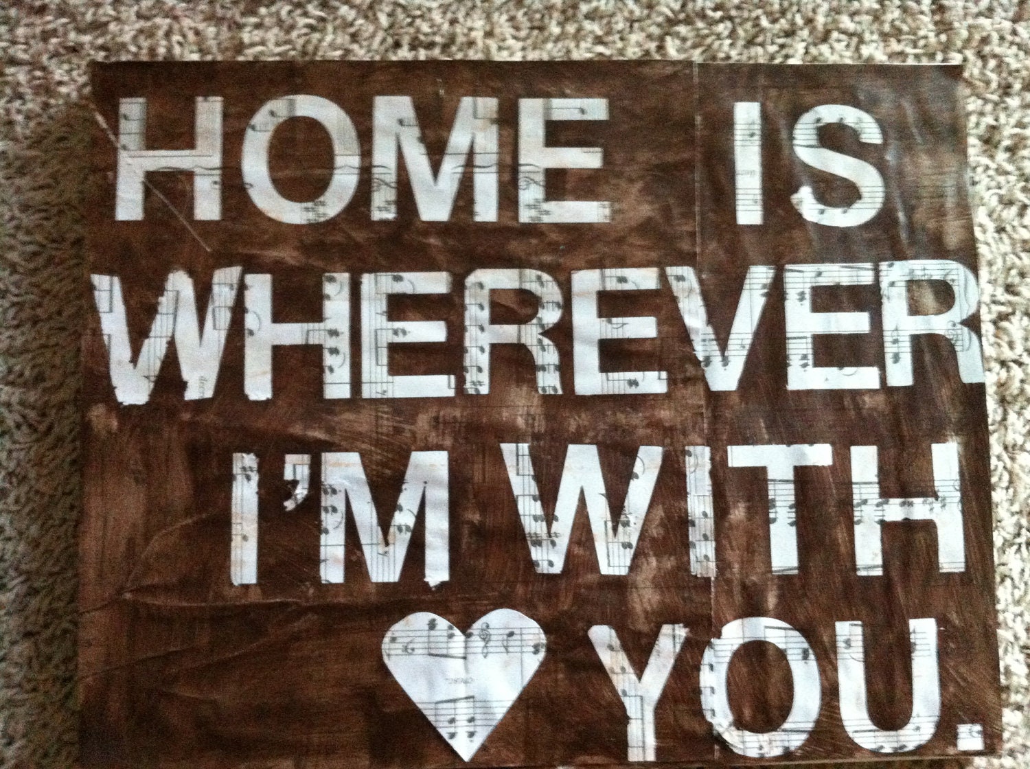 Home is wherever I'm with you... Handmade quotes, Sayings, Vinyl