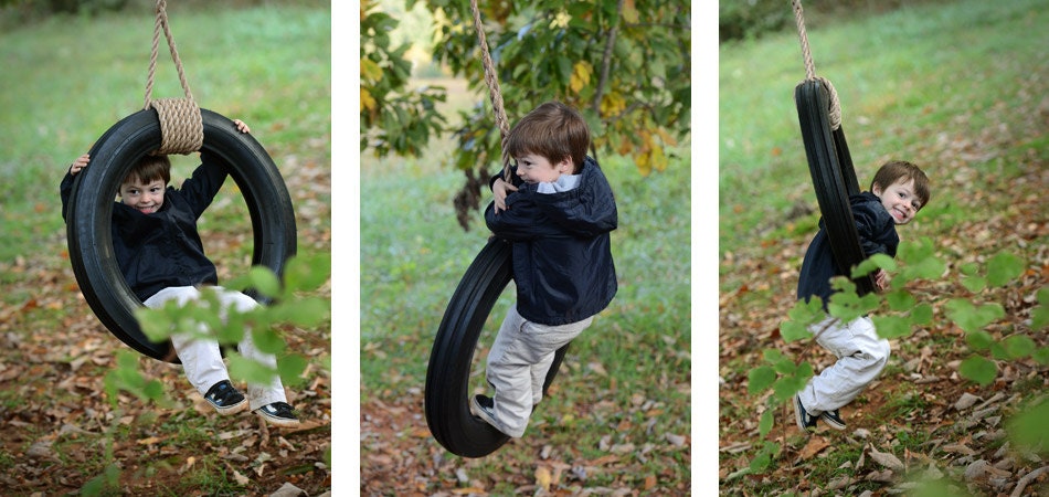 Handmade Tire swing