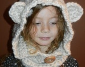 Baylie Bear Cowl-Ready to Ship in Medium