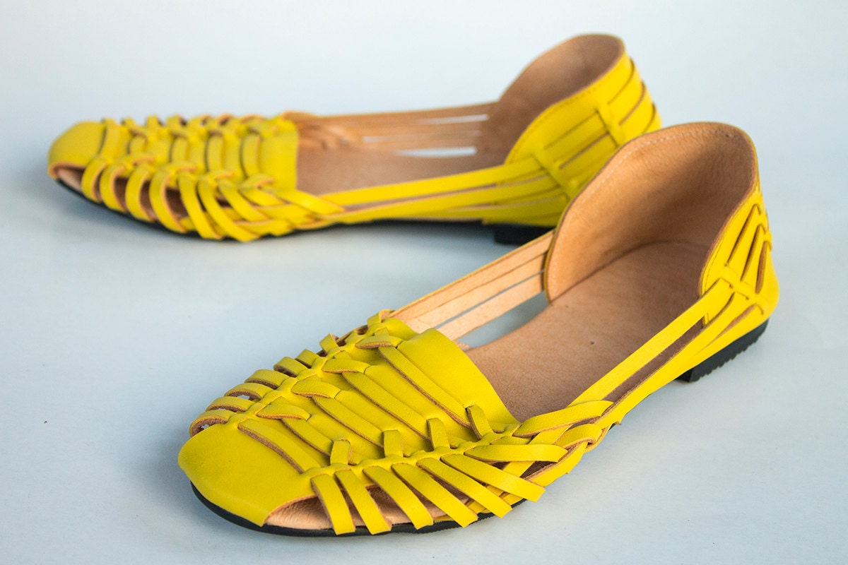 Woven Leather Flats - Women's Shoes - All Sizes - Any Colors