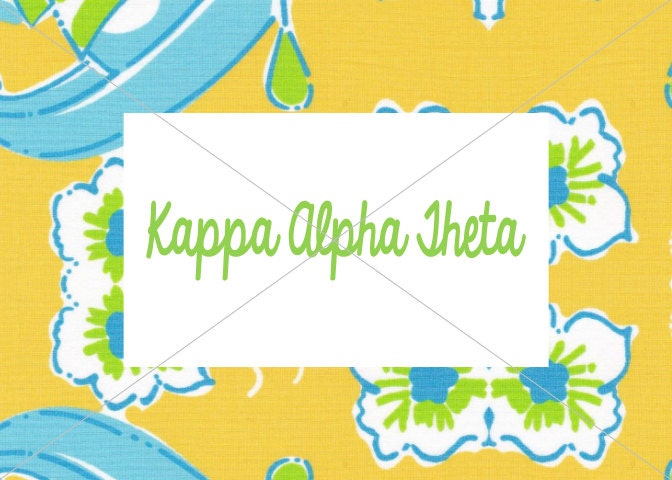 Kappa Alpha Theta 5x7 Notecard-Digital File-Unlimited Prints
