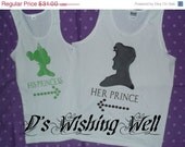 Sale US FREE SHIPPING Princess and the Frog Couples Shirts