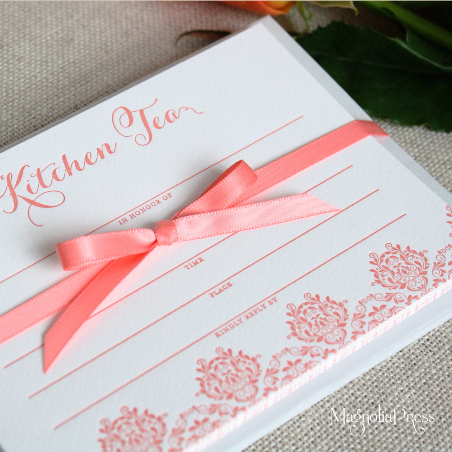 Kitchen Tea Invitations - pack of 10 with envelopes