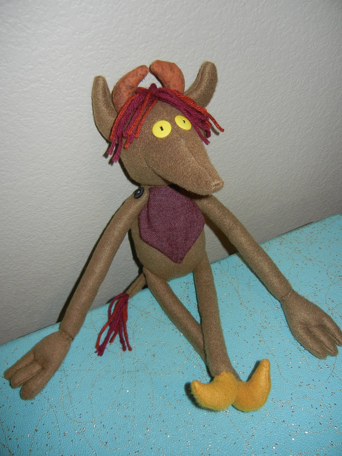 Labyrinth inspired Goblin soldier doll one of a kind ----- Judith -----