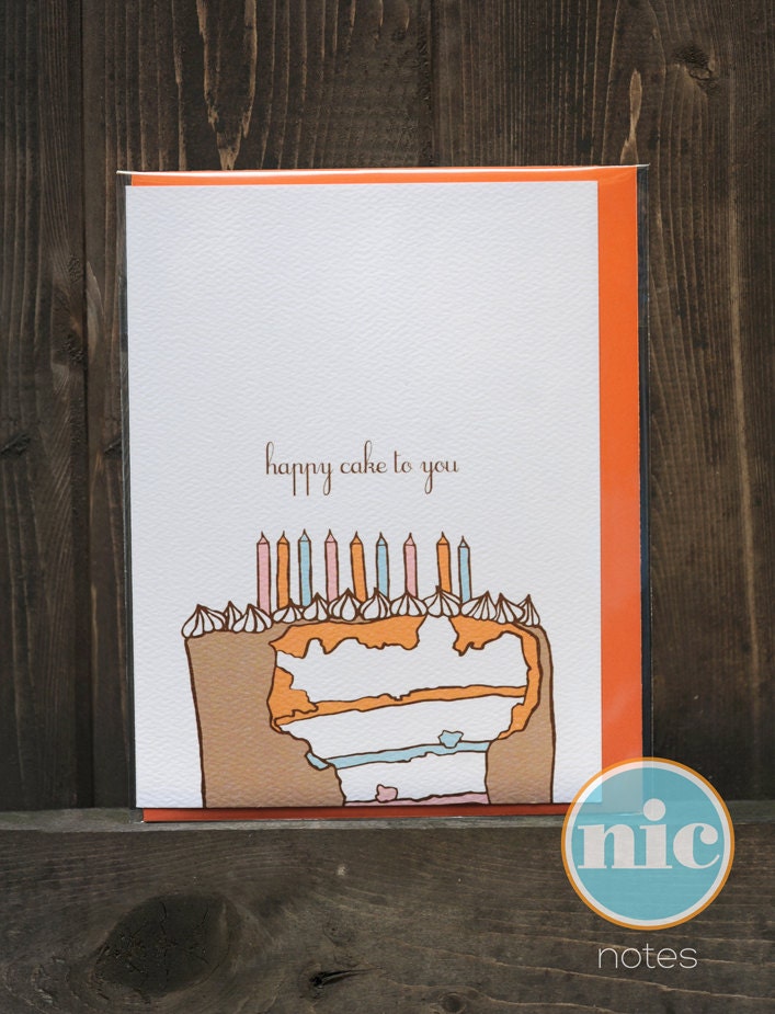 Happy Cake To You - Birthday Card
