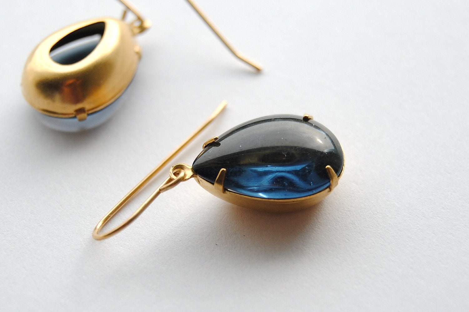 Montana Blue Raindrop Earrings - Handmade Jewelry - Free Shipping in the US - Summer Fashion