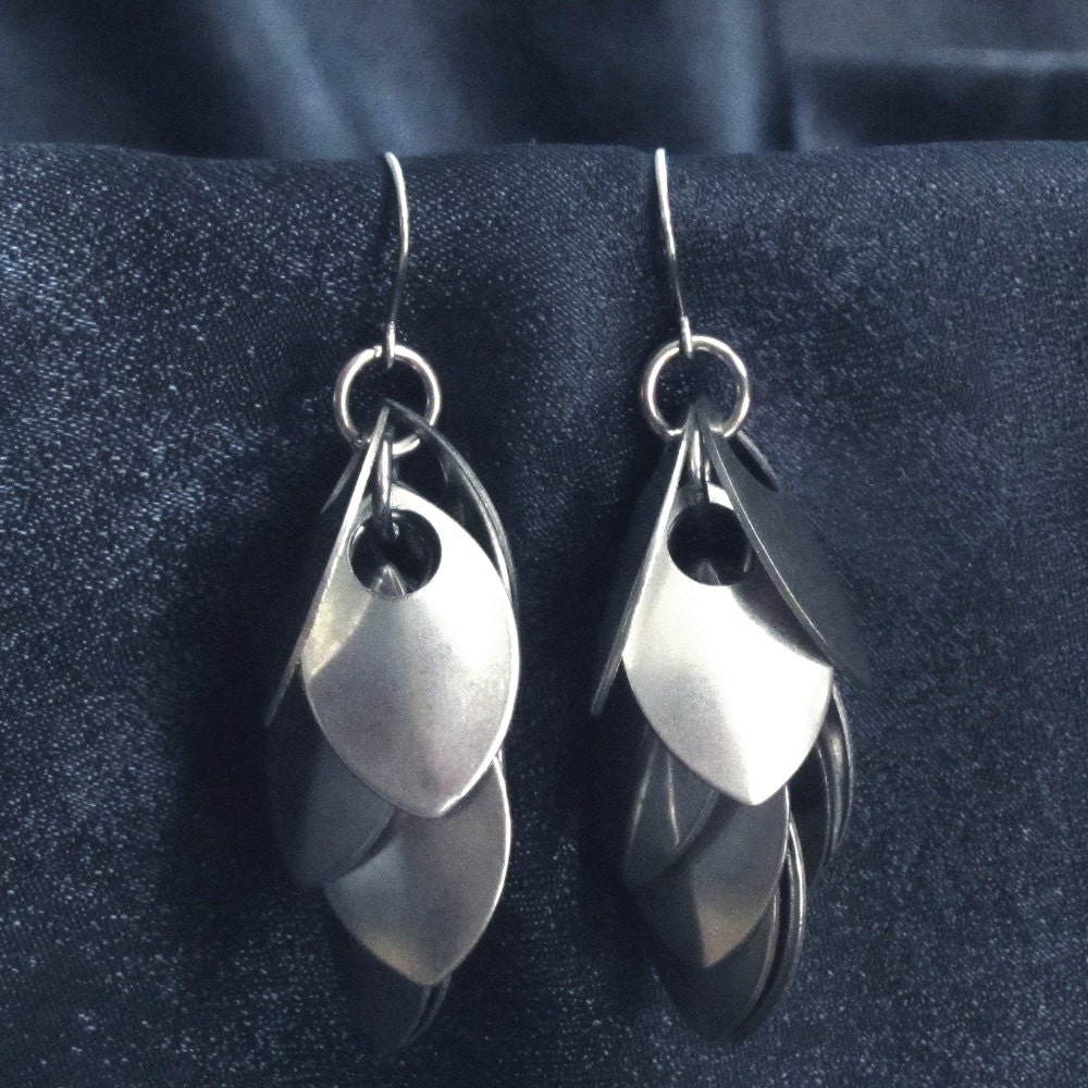 Earrings - Shaggy Scales