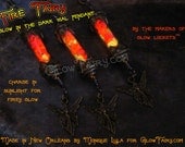 Fire Fairy Glow in the Dark Vial Pendant Necklace