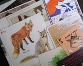 Reddy the Fox Vintage Collage and Scrapbook Kit Number 1689h