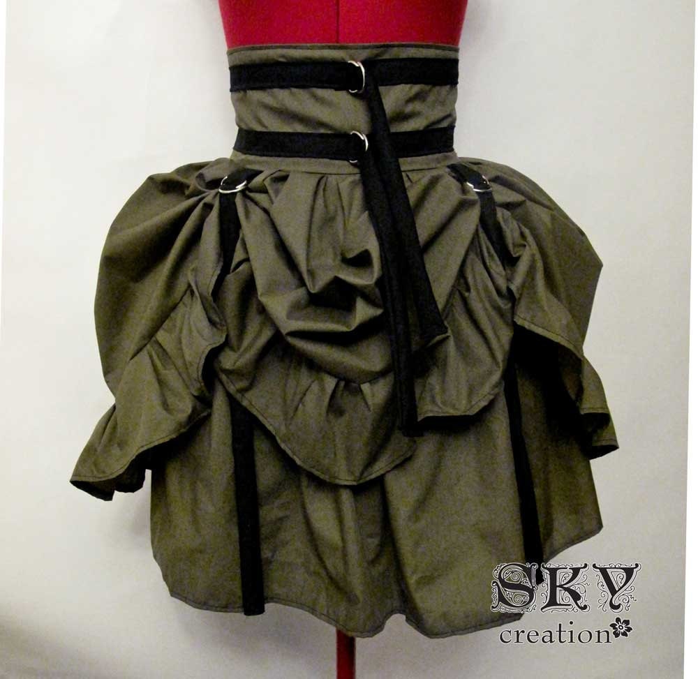 Army Green D-Ring Skirt
