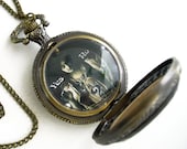 Gypsy Fortunes - Pocket Watch Style Pendant - Dexterity Game in Pocket Watch case - Jewelry
