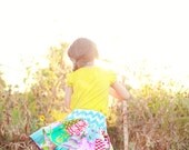 Pretty in Patchwork - One of a Kind Twirl Skirt - Available In Custom Sizes 12M 18M 2T 3T 4T 5 6 7