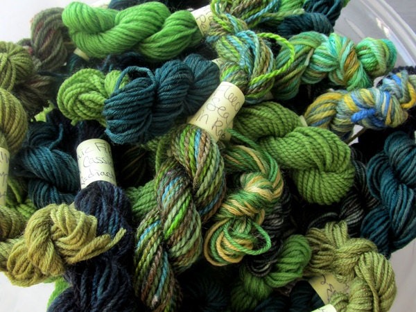 Rainforest - Mini Skeins Fingering Sock Yarn Kit - Mini Mania (12)