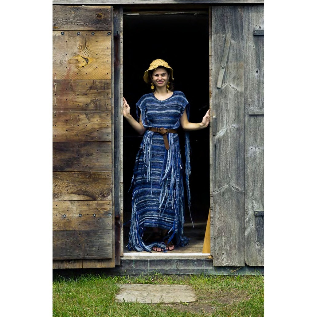 SALE - Was 675, then 125, NOW 80 - The Charleston Fringe Poncho Dress xs/sm