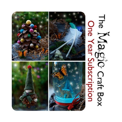 The Magic Craft Box - One Year Subscription 2013. Crafting with Children presented by The Magic Onions - Natural Seasonal Craft Kit for Kids