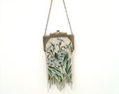 Vintage 1920s Mandalian Purse Art Deco Metal Mesh