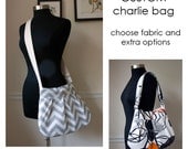CUSTOM charlie cross body bag // choice of fabric