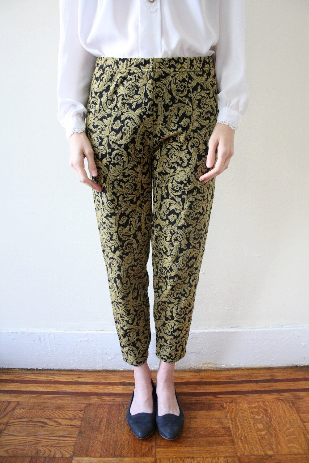 Gold Stretch Pants