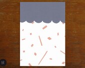 eco-friendly CONFETTI postcard by bastisRIKE