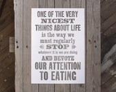 Pavarotti quote Letterpress Poster Limited Edition