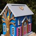 Large Wedding Card Box Birdhouse with Heart Carved Tree