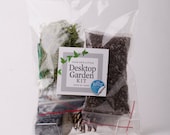 Premium Desktop Garden Terrarium Kit Contents -- You Provide The Vessel
