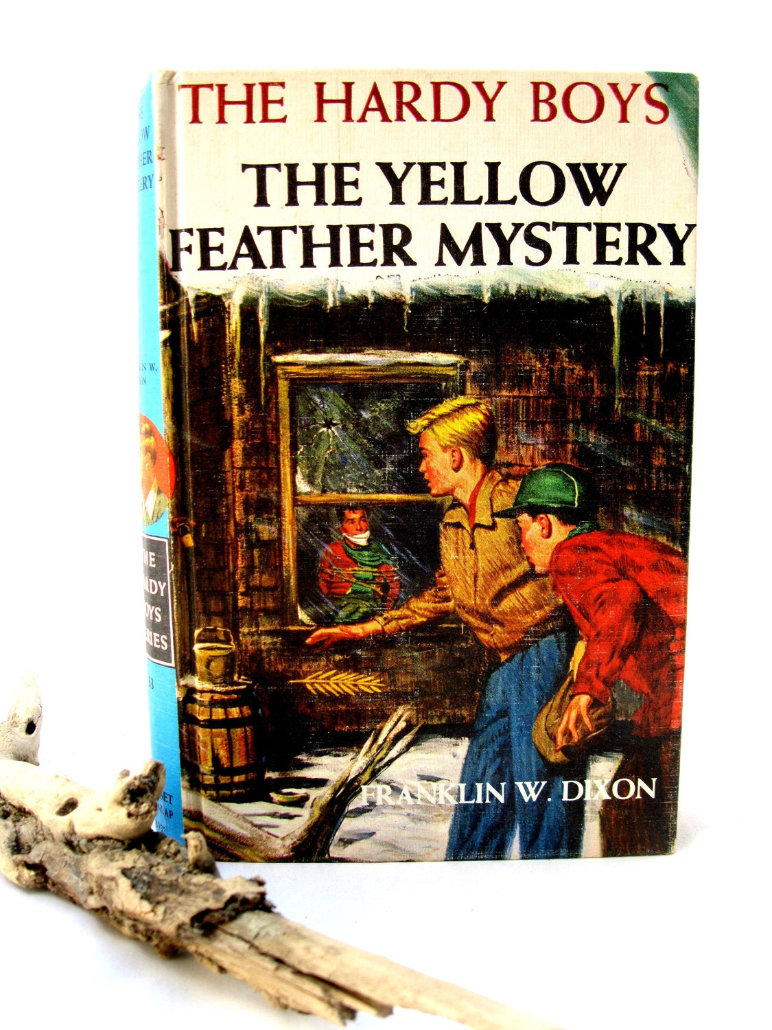 Vintage 50's Hardy Boys Book-Childrens-The Yellow Feather Mystery from Tessiemay