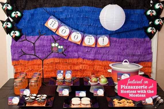 Lil' HOOTS HALLOWEEN Collection - Printable Halloween Décor Il_570xn