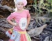 Pink Chiffon and Lace Big Flower Headband on Wide Cream Lace Headband. Perfect for Photoshoots from Newborn to Toddler.