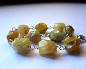Petrified Wood. Fossilized stone bracelet