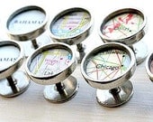 Custom Map Cuff Links
