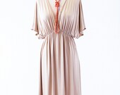 SAMPLE SALE - Flutter Sleeve Jersey Dress - Size Large