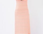SALE - Striped Jersey Tank Maxi Dress