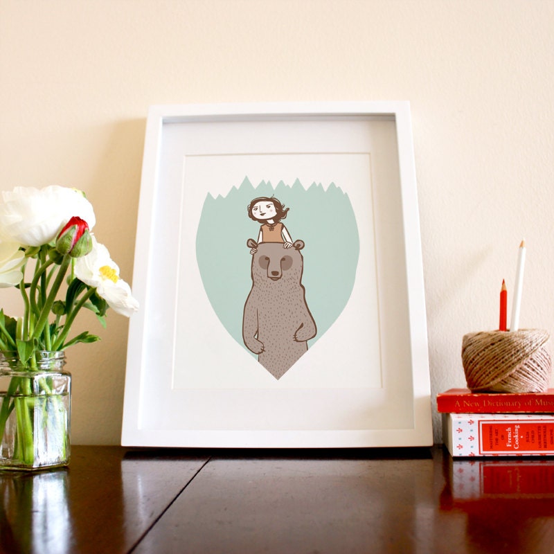 The Chaperone -  8x10 Illustration Art Print