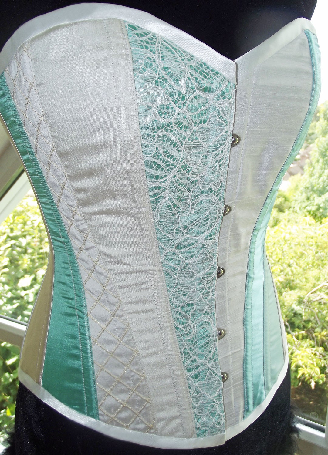 Custom bridal corset MADE TO MEASURE in fabric of your choice