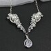 Bridal Jewelry, Crystal and Pearl Bridal Necklace, Wedding Jewelry, TILLY 2 BeFrosted