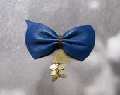 Nœud bleu - Broche