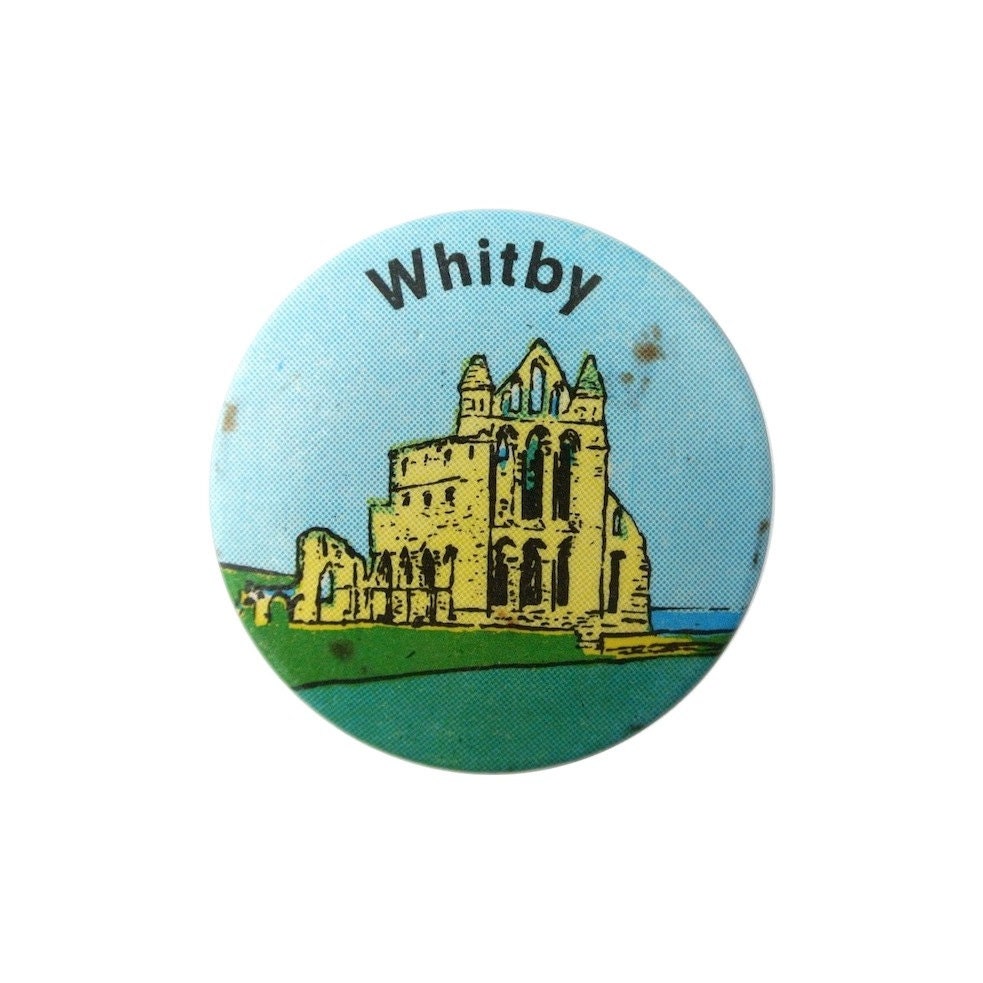 1950s British Holiday Souvenir Badge - Whitby