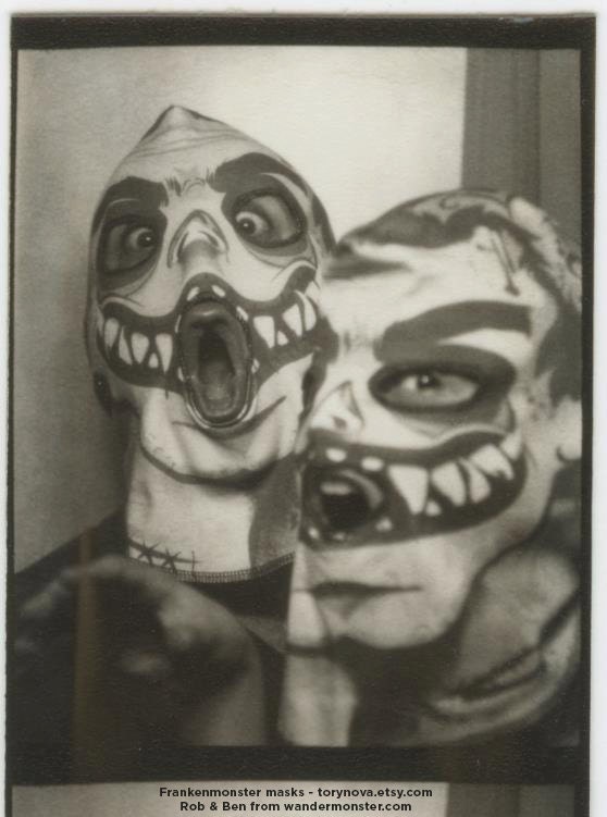 Pair up in Torynova Monster Masks with Friends or Family (ADULT or KID sizes)