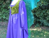 Huge Moonbeam TEAL BLUE GREEN Fairy Wings Costume adult xl dress up goddess wicca angel gypsy steampunk wedding renaissance Halloween