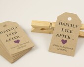 Favor Tag - Kraft Paper Wedding Favor Tag - Personalized Tag, Gift Tag, Favor Box Tag, Shower Favor Tag